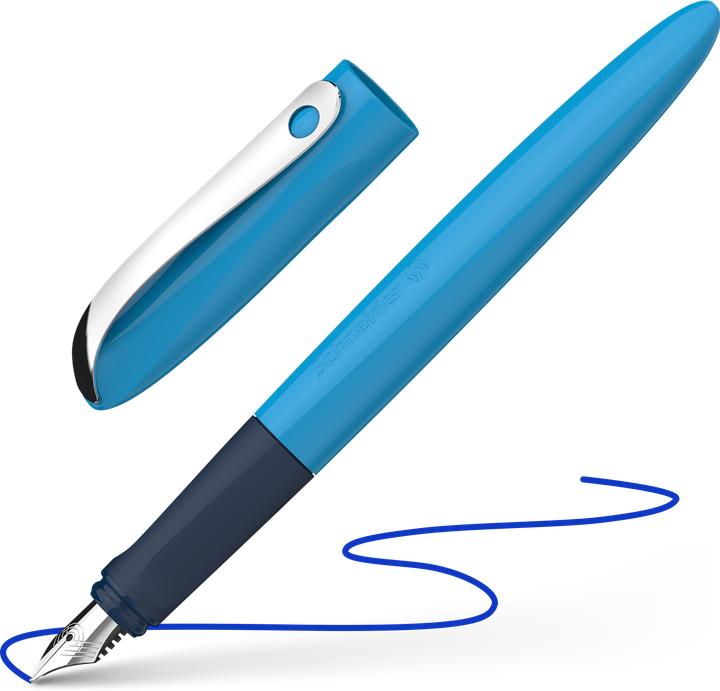 Actual product image Schneider Writing fountain pen Wavy A blue (Blue, 1 x)