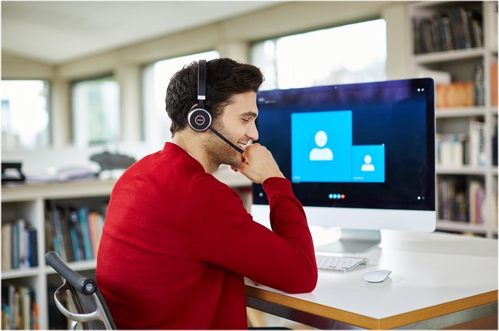 Actual product image Jabra Evolve 65 Duo MS (Wireless, USB-A)