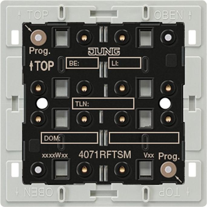 Actual product image JUNG Push-button KNX radio 1pkt incl. coupling 4071RFTSM