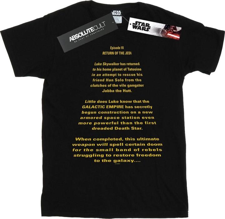 Image du produit Star Wars - T-shirt RETURN OF THE JEDI OPENING CRAWL - Homme (4XL)