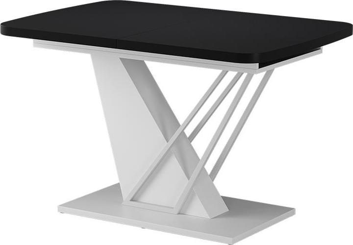 Actual product image Vicco Dining table Fenaro, Black/white/White, 120 x 80 cm extendable (120 x 80 x 77.40 cm)