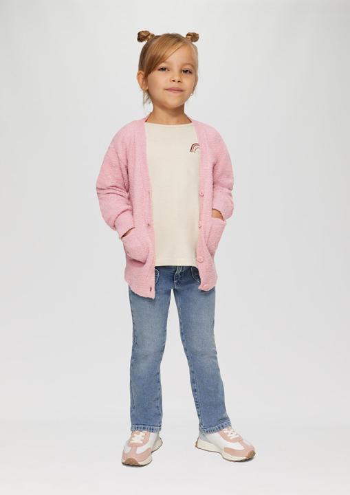 Produktbild s.Oliver Strickjacke Lange Strickjacke aus Bouclé (98)