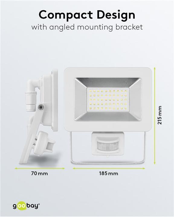 Actual product image Goobay LED outdoor spotlight (4260 lm, IP44)