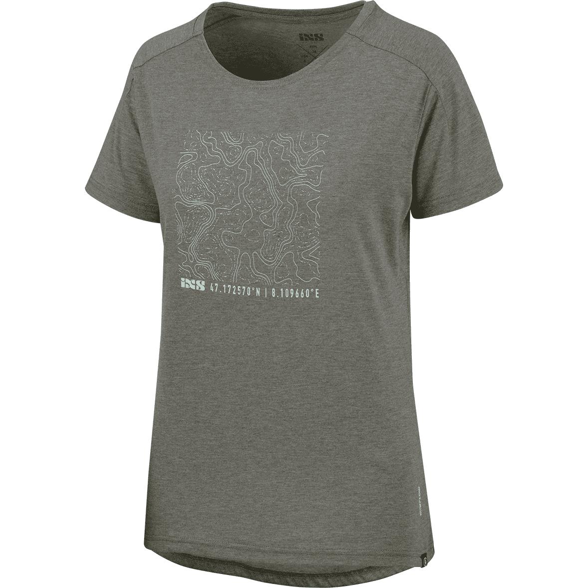 iXS, Damen, Velotrikot, Damen Flow Tech Tee (contour) (42), Grau, 42