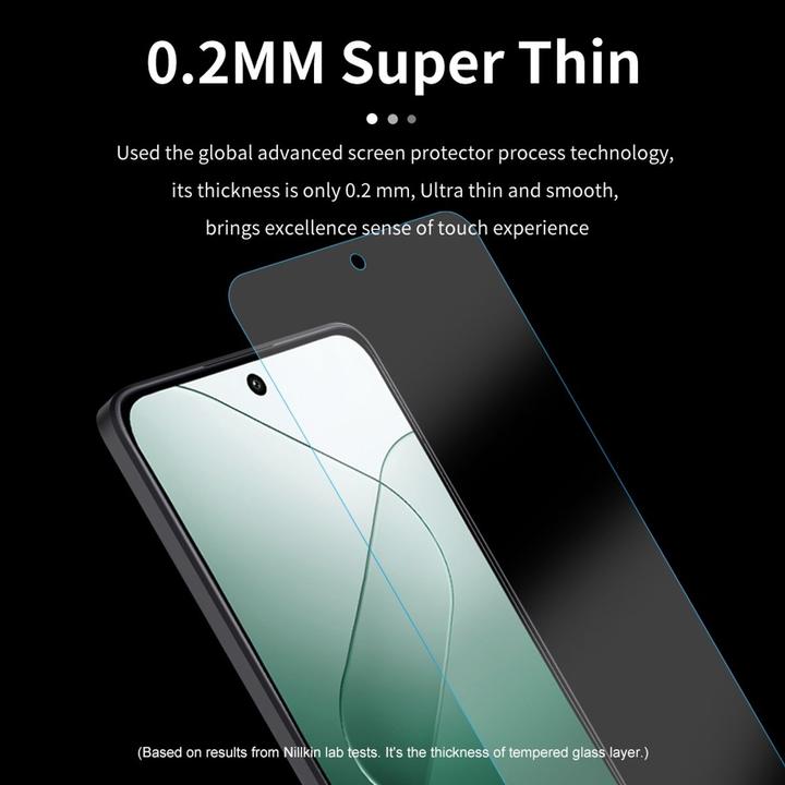Actual product image König Design Screen protector armoured film for Xiaomi 14 Pro - glass (1 pcs., Xiaomi 14 Pro)