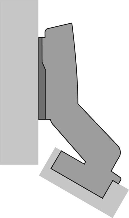 Produktbild Hettich 30° Topfbänder Sensys 8639i W30, Eckband vorliegend / inliegen
