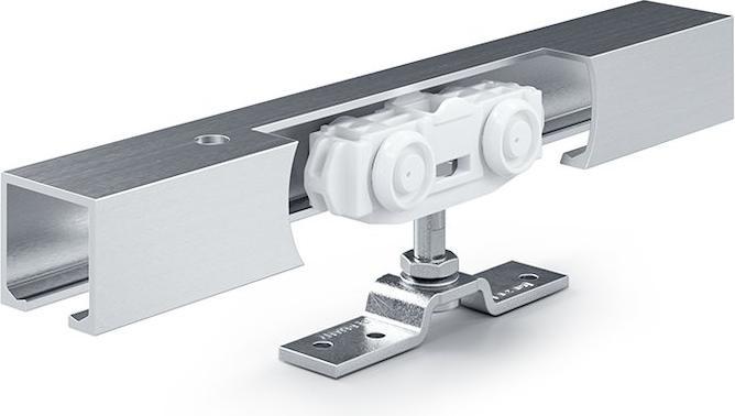 Geze Sliding door fitting,with track,Rollan 40 NT, 2350mm,FB max.1190