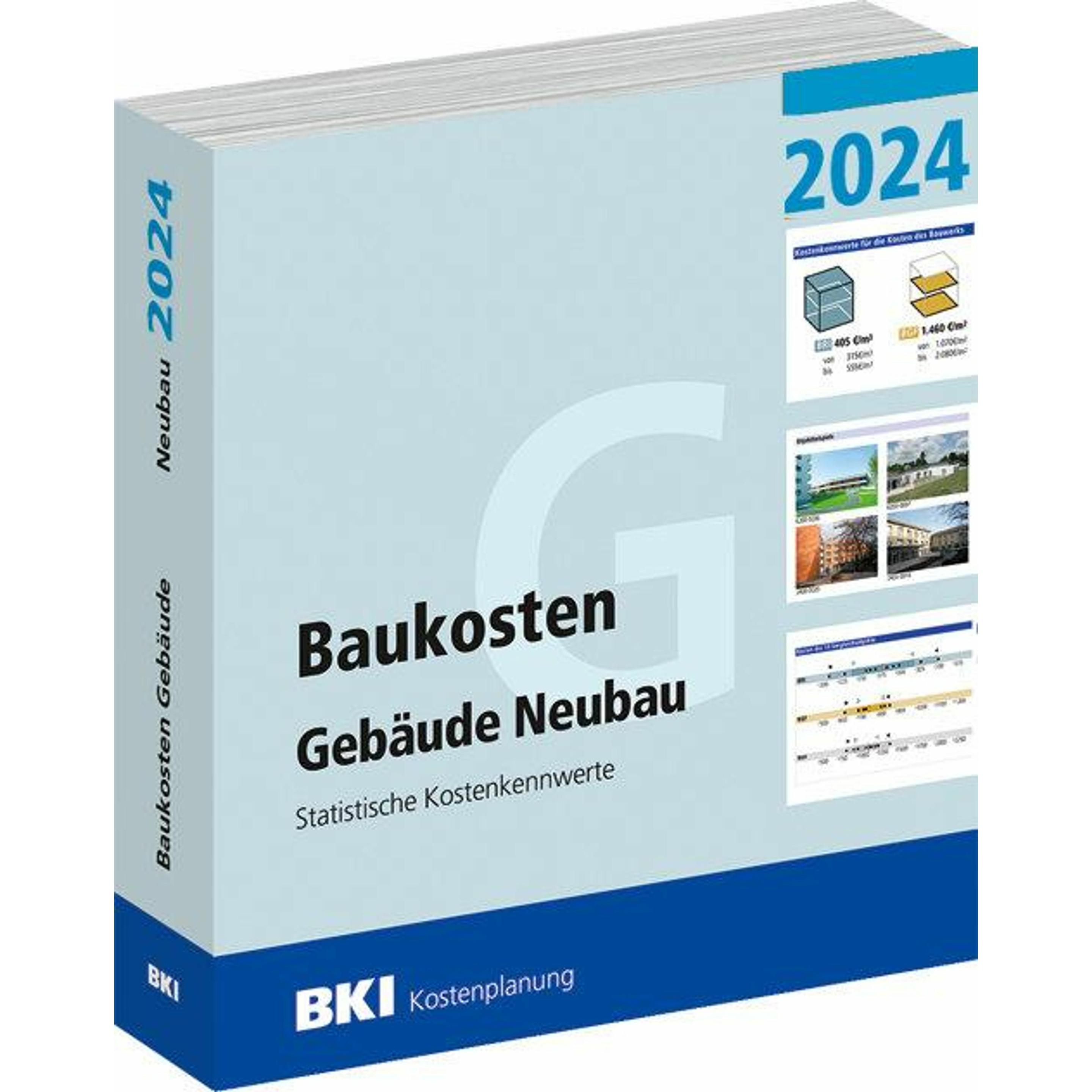 BKI Baukosten Gebäude Neubau 2024 - Teil 1, Fachbücher von BKI Baukosteninformationszentrum Deutscher Architektenkammern