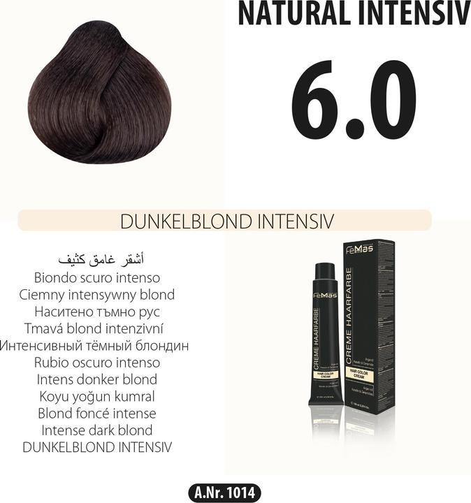 Produktbild FemMas (6.0) Haarfarbe Dunkelblond Intensive 100ml (6.0)