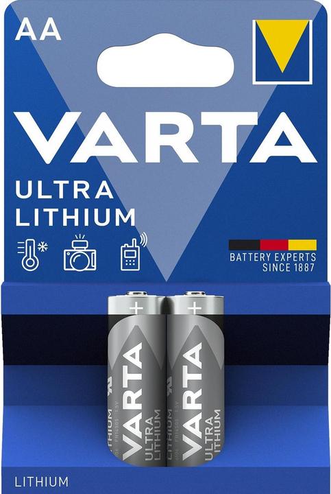 Varta Ultra Lithium (2 pcs., AA, 3000 mAh)