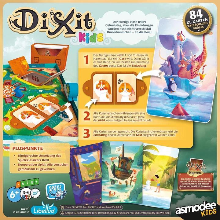 Produktbild Space Cow Dixit Kids DE (Deutsch, 3 - 6 Spieler)