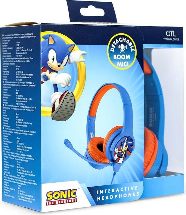 Produktbild OTL Junior Interactive headphones - SEGA Sonic the Hedgehog (SH0907)