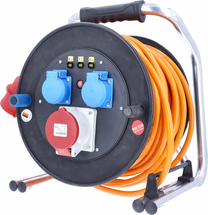 Actual product image As - Schwabe Hard rubber CEE cable reel (40 m, 1.50 mm²)