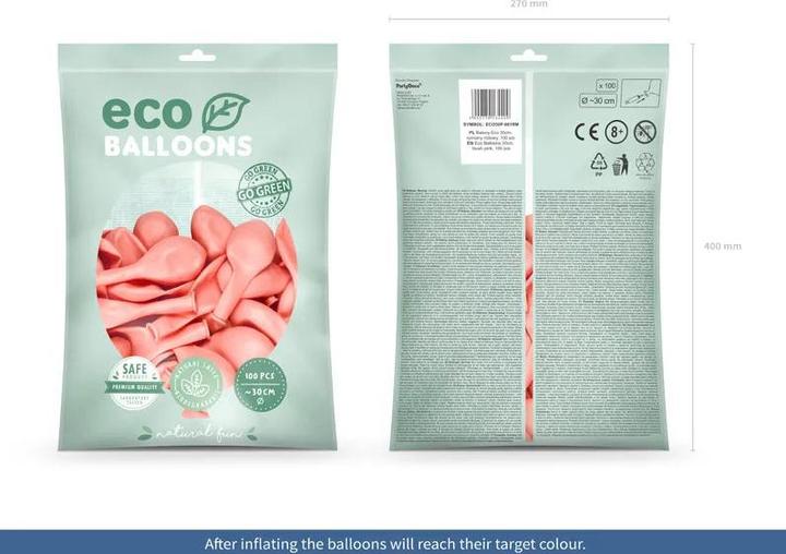 Actual product image Partydeco Balloons pink Eco (10x)