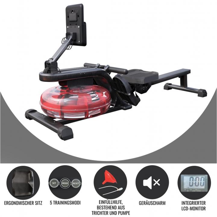Actual product image Gorilla Sports Aqua Rower