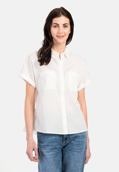 Produktbild Camel Active Halbarm Bluse aus einem Baumwoll-Twill (L)