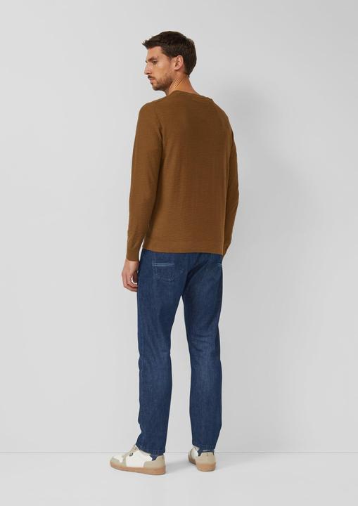 Produktbild s.Oliver Strickpullover Strickpullover mit Flammgarnstruktur (S)