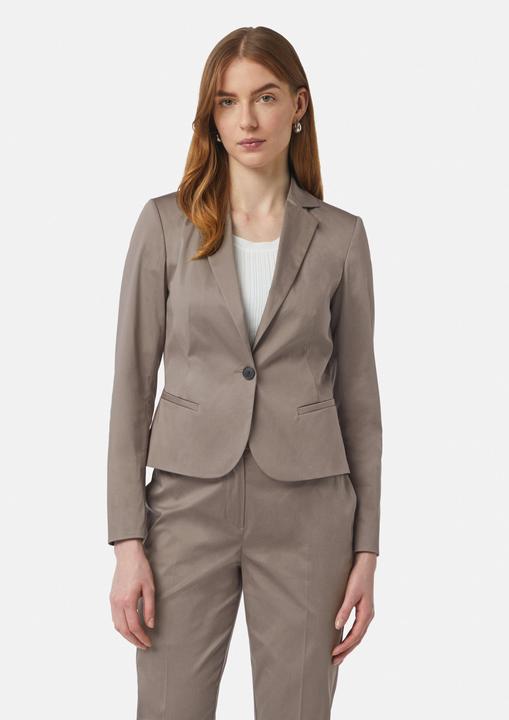 Image du produit Comma Indoor-Blazer Taillierter Blazer aus Baumwollstretch (40)