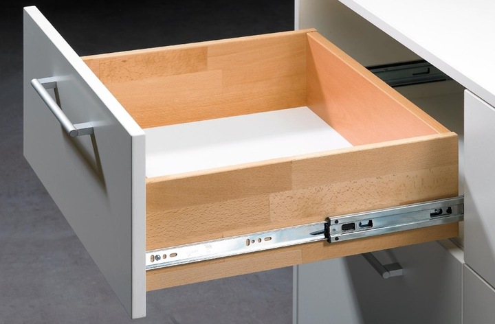 Produktbild Hettich Kugelauszug KA 5632 Stahl verzinkt Nennlänge 600 mm 45 kg