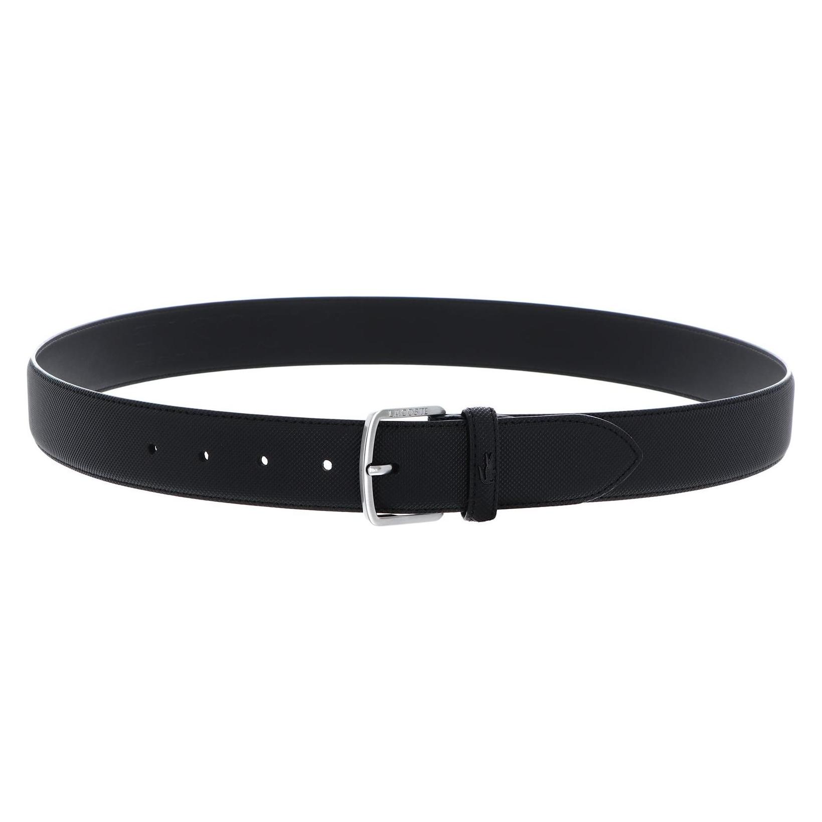 Lacoste, Herren, Gürtel, Men's Classic 35 Petit Pique Belt, Schwarz, (95)