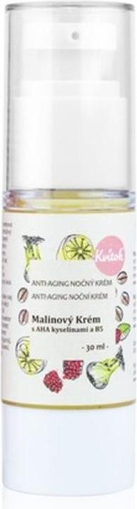 Actual product image Kvitok Raspberry Cream with AH Acids Night Cream for Mature 40+ Skin - 30 ml (30 ml)