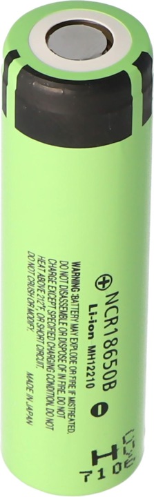 Produktbild AccuCell Akku 4x Panasonic 18650 Li-ion und 4fach Li-ion Schnell-Ladegerät (4 Stk., 18650, 3400 mAh, Ladegerät inkl. Akku)
