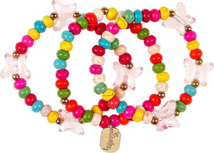 Souza Armband Deva Schmetterling, pink (2 cm)