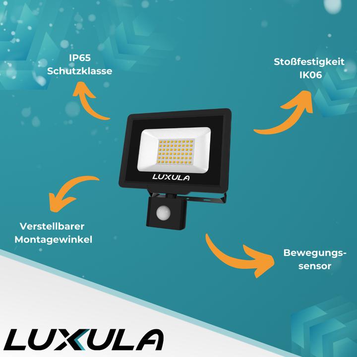 Immagine prodotto Luxula Proiettore LED (2000 lm, IP65)