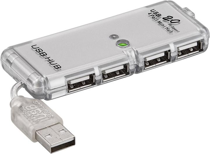 Goobay USB2.0 Hi-Speed HUB/Verteiler (USB-A, 4 Porti)