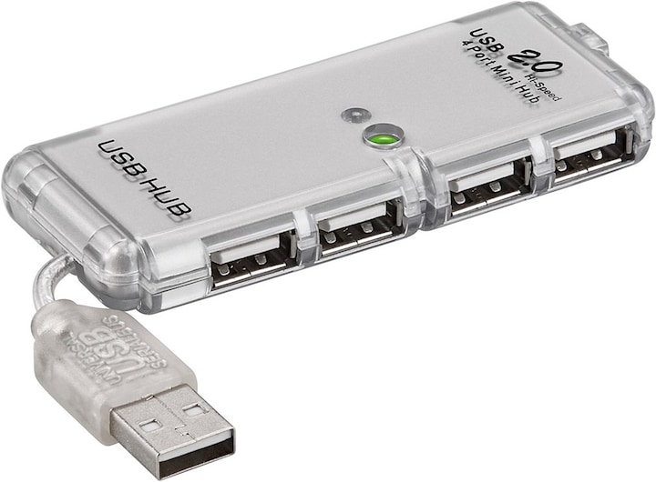 Goobay USB2.0 Hi-Speed HUB/Verteiler (USB-A, 4 Porti)