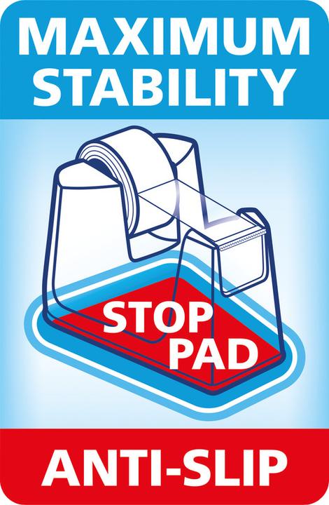 Image du produit tesa Dérouleur de ruban adhésif EASY CUT SMART pour tables, avec technologie antidérapante, y compris 1