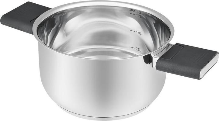 Image du produit Resto CASSEROLE D16CM 1.8L/92201 (Casserole à manche, Acier inoxydable, 16 x 9 cm)