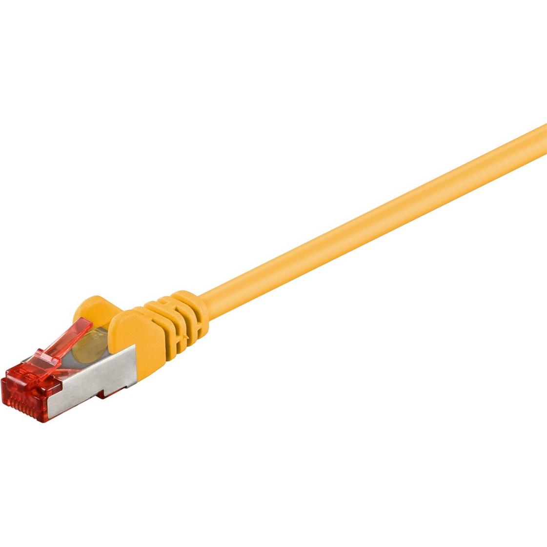 Thumbnail - Goobay CAT 6 Patchkabel, S/FTP (PiMF), Gelb, 50 m (S/FTP, CAT6, 50 m), Netzwerkkabel