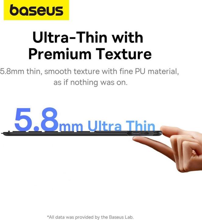 Actual product image Baseus Magnetic Keyboard Case Brilliance forPad 10.2" (black)