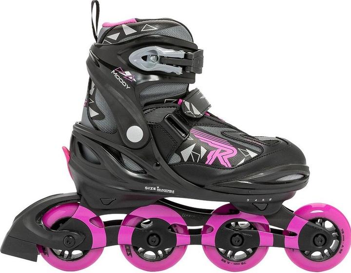 Produktbild Roces Schlittschuhe Moody Girl Tif schwarz-grau-rosa 400856 01 (30-35) (30, 35)