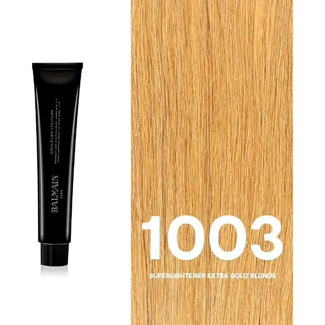Balmain, Tinta per capelli, Tinta per Capelli Permanente Couture Colori Super Schiarente Extra Biondo Oro (Biondo extra dorato)