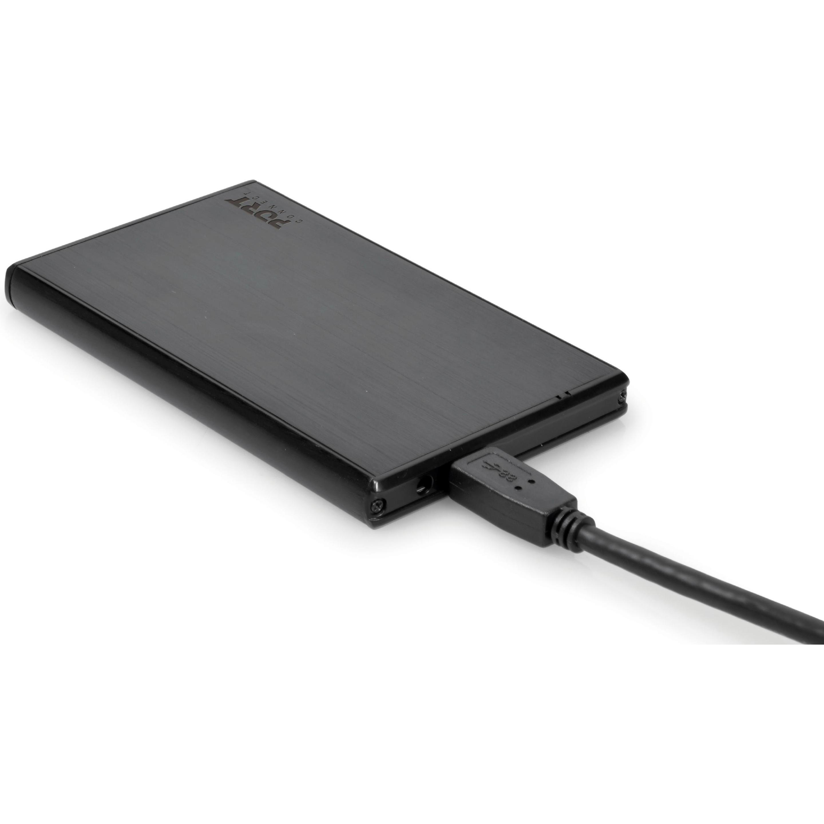 Thumbnail - Port Designs HDD Gehäuse (2.5"), Festplattengehäuse, Schwarz