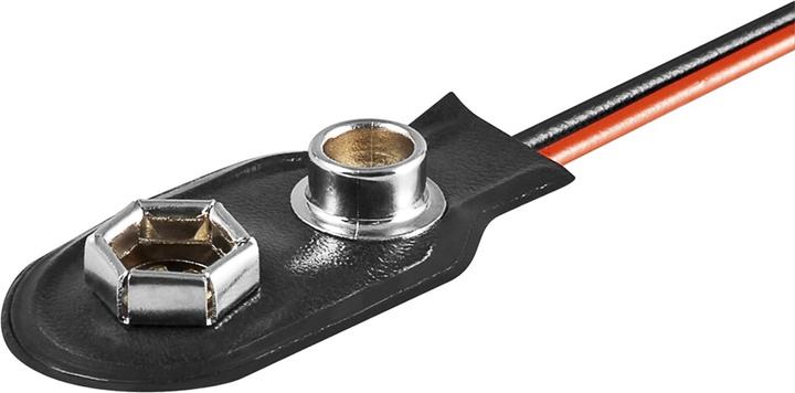 Produktbild Goobay Batterieclip für 9V Blöcke, I-Form, Kunststoffausführung