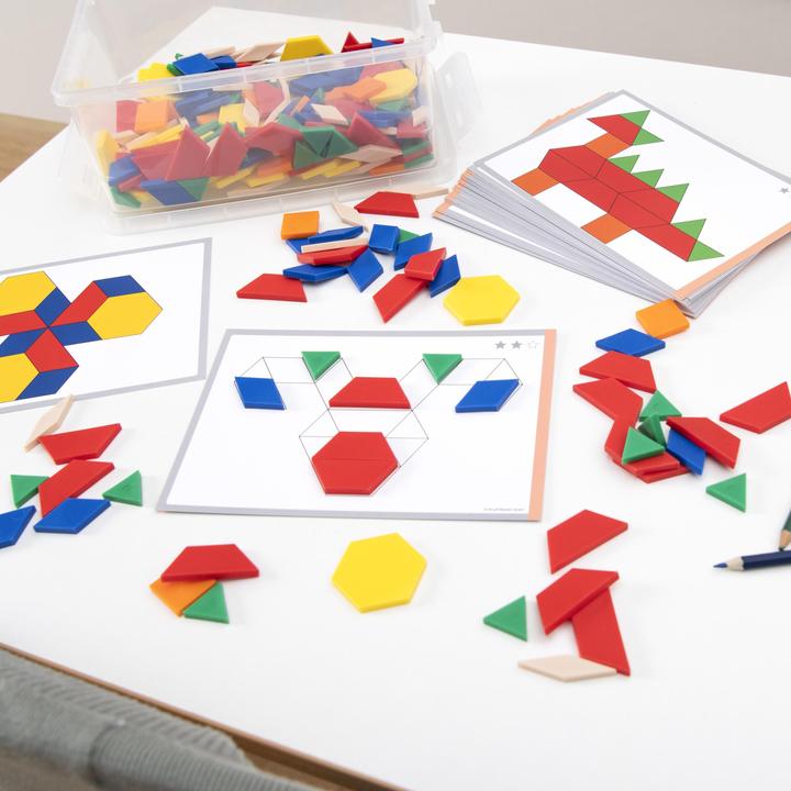 Produktbild Betzold Mitmach-Karten Pattern Blocks (3 - 8 Jahre)
