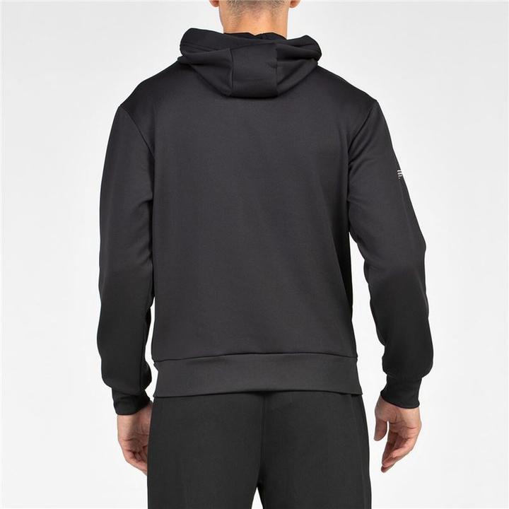 Produktbild +8000 Herren Sweater mit Kapuze Esnou Schwarz (L)