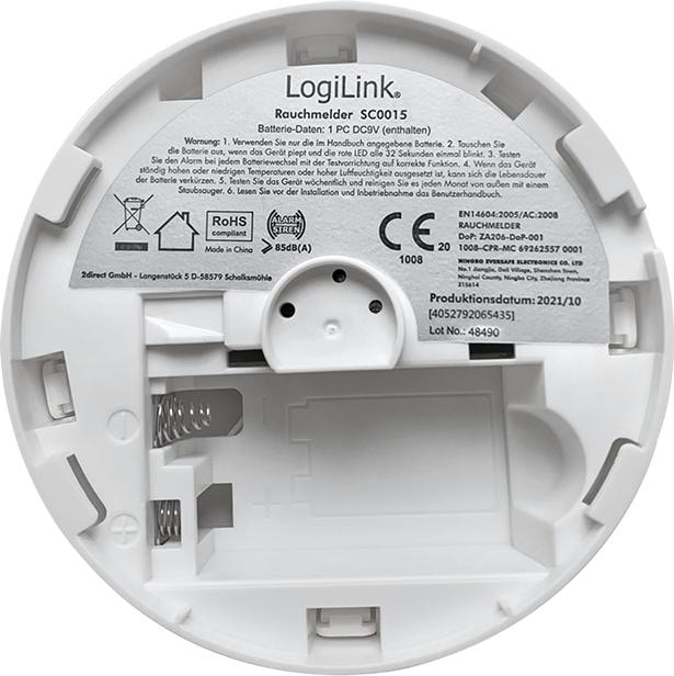 Produktbild LogiLink Rauchmelder