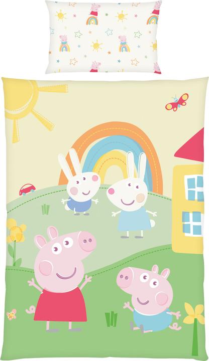 Produktbild Herding Kinder-Wendebettwäsche "Peppa Pig"