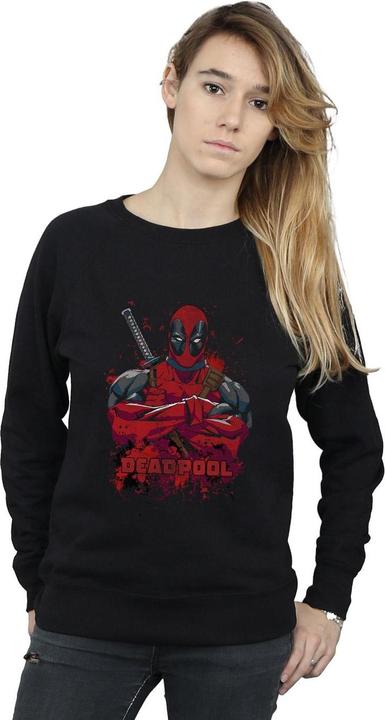 Image du produit - Sweat DEADPOOL POSE SPLAT - Femme (L)