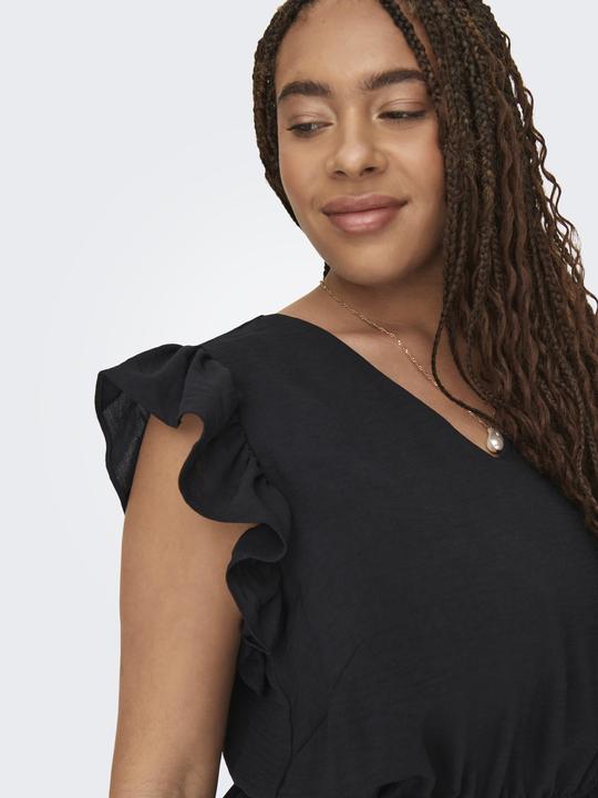 Produktbild Only Normal geschnitten V-Ausschnitt Curve Langes Kleid Kleid (44)