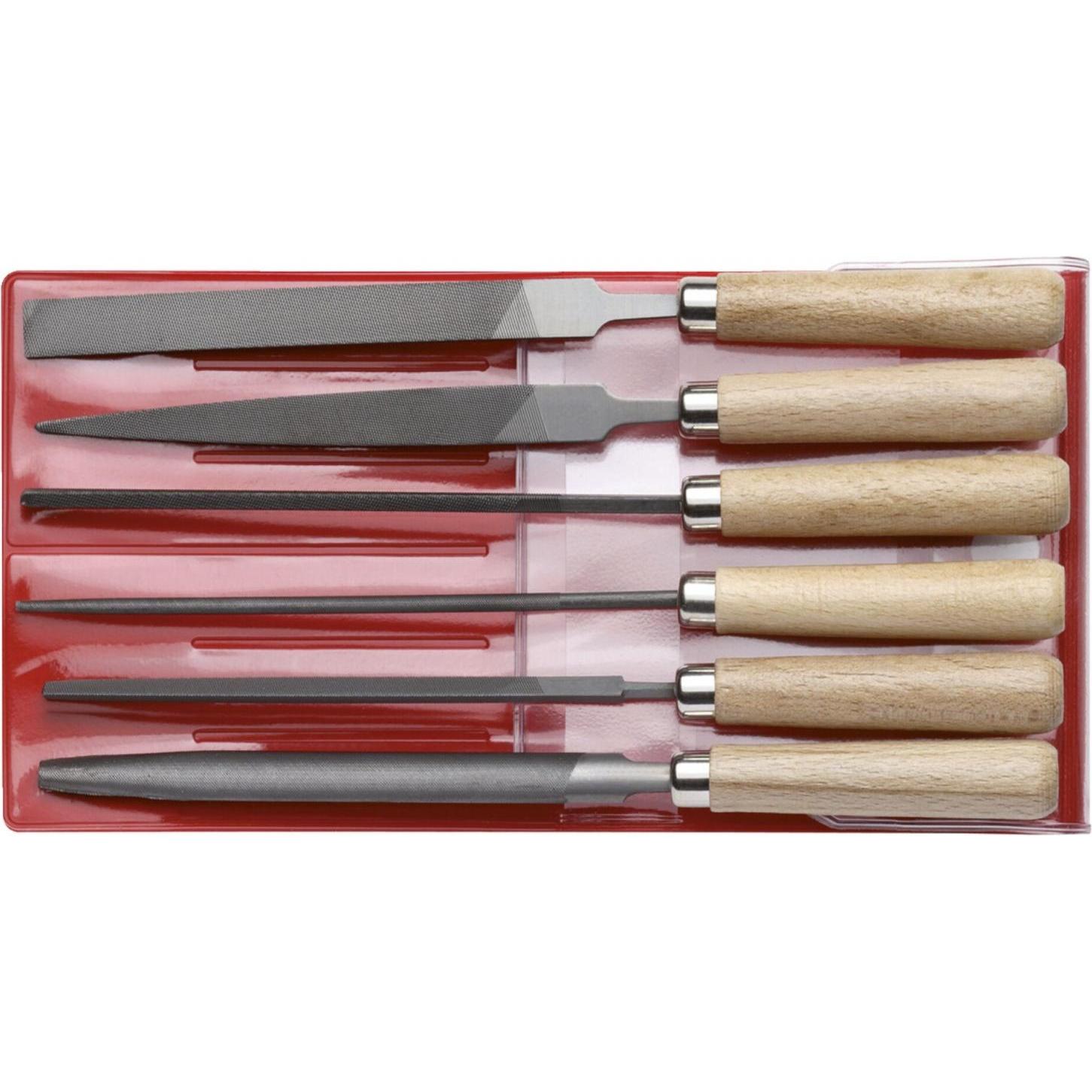 Gedore Red, Raspel + Feile, red R93000006 Schlüsselfeilensatz 177mm 6-teilig (177 mm)