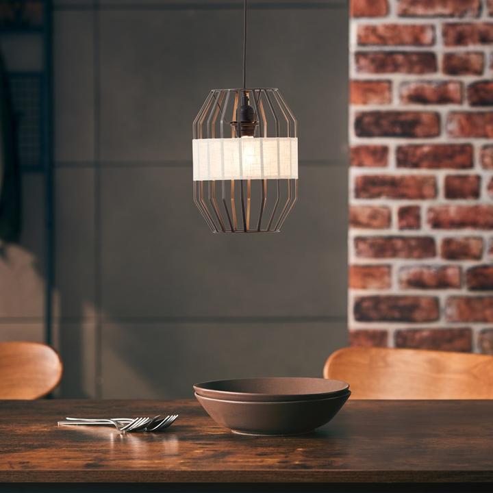 Actual product image Brilliant Slope E27 / PE1 / w/o bulb Pendelleuchte 23cm (E27, 52 lm)