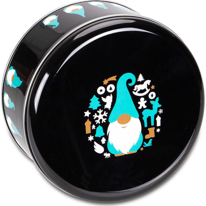 Immagine prodotto Städter Elfo di Natale in latta ø 16,5 cm / H 8 cm Colorato Rotondo