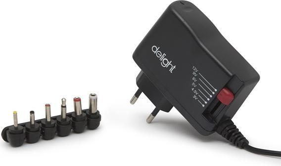 Actual product image Delight Universaladapter 1.5A Schwarz