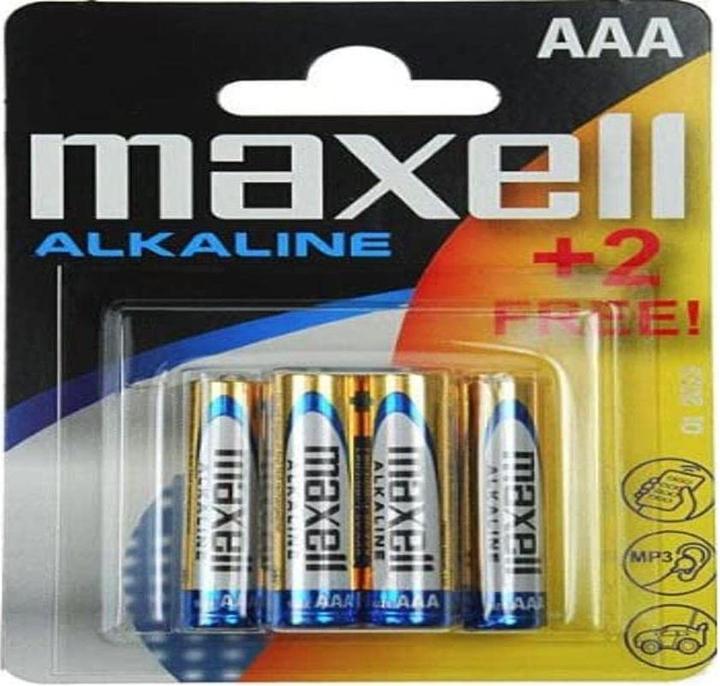 Actual product image Maxell Alkali (6 pcs., AAA)