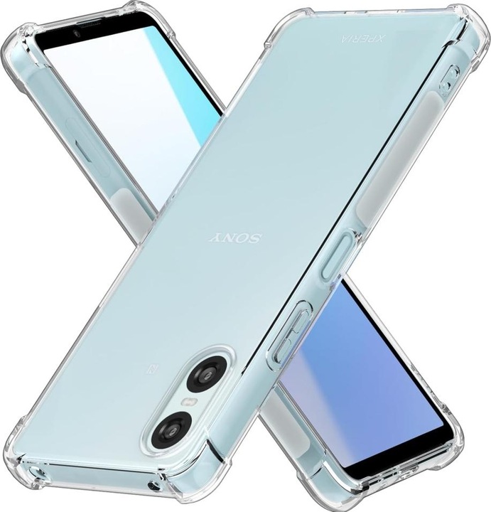 Produktbild Screenguard Sony Xperia 10 VI Hülle Crystal Soft Airbag Bumper (Sony Xperia 10 VI)